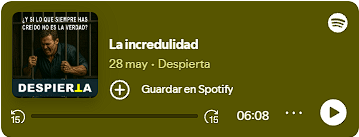 la incredulidad
