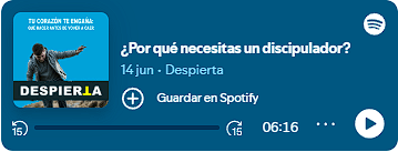 necesitas a alguien que te discipule
